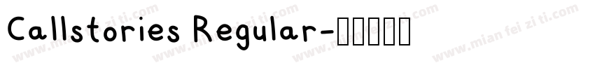 Callstories Regular字体转换